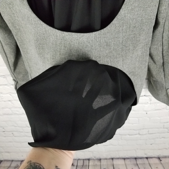 ANGEL EYE LONDON | sheer back blazer - Picture 9 of 12